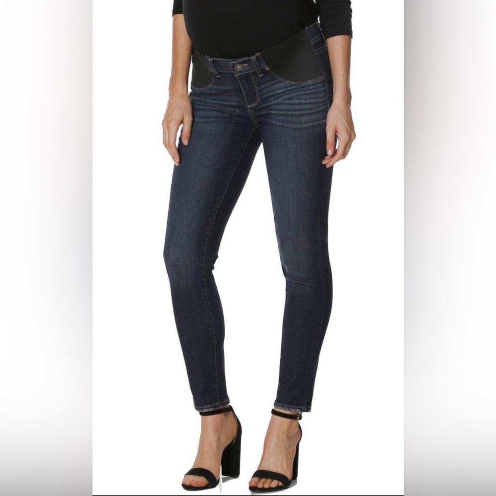 PAIGE Dark Wash Maternity Skinny Jeans - 29